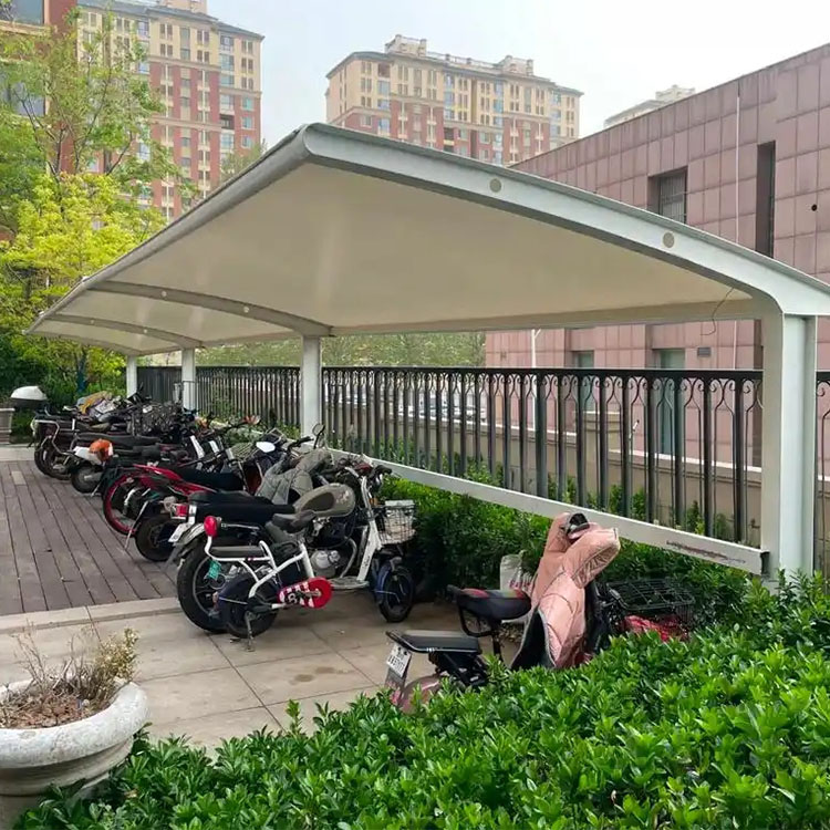 金堂县膜结构电动车棚